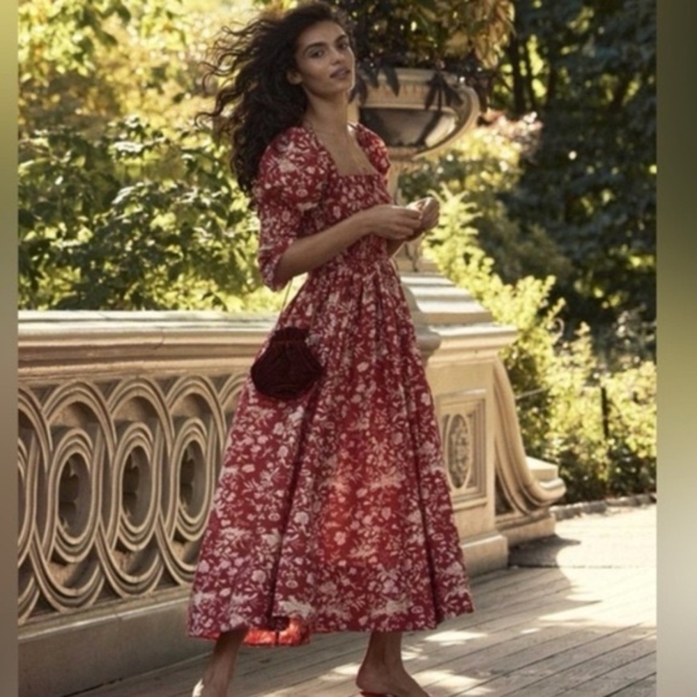 Doen - Bijou Dress -  Red Oak Bluffs Floral - Small - Preowned